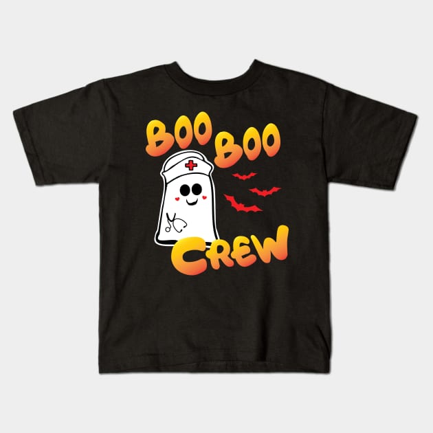 Boo Boo Crew Kids T-Shirt by Shawnsonart